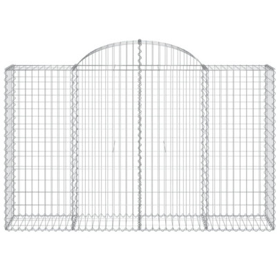 Coșuri Gabion Arcuite 5 buc - Fier Galvanizat | Livrare Gratuită