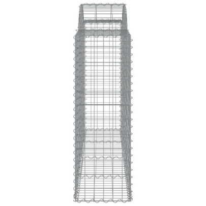 Coșuri Gabion Arcuite 5 buc - Fier Galvanizat | Livrare Gratuită