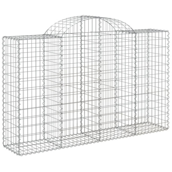 Coșuri Gabion Arcuite 15 buc - Fier Galvanizat | Livrare Gratuită
