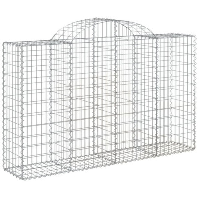 Coșuri Gabion Arcuite 25 buc - Fier Galvanizat | Livrare Gratuită