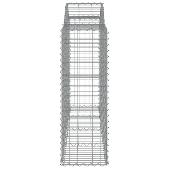 Coșuri Gabion Arcuite Fier Galvanizat | Perete Delimitare Grădină