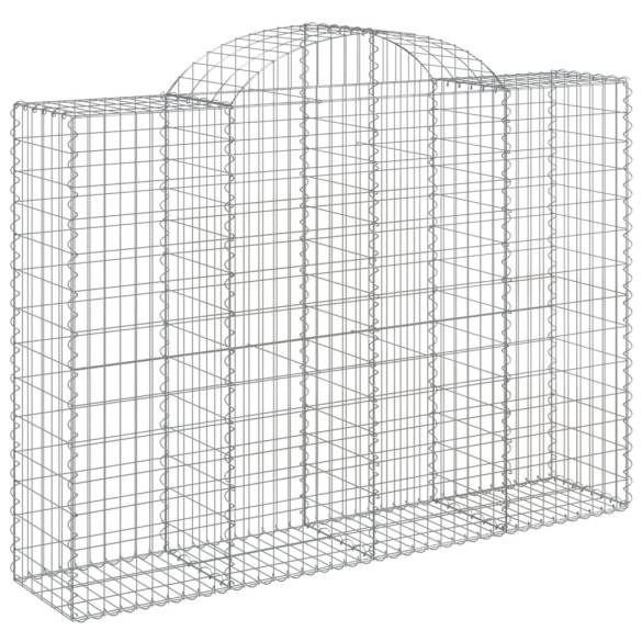 Coșuri Gabion Arcuite Fier Galvanizat | Barieră Grădină Decorativă