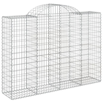 Coșuri Gabion Arcuite 14 buc - Fier Galvanizat | Livrare Gratuită