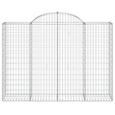 Coșuri Gabion Arcuite 30 buc - Fier Galvanizat | Livrare Gratuită