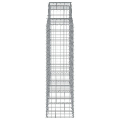 Coșuri Gabion Arcuite 40 Buc - Fier Galvanizat | Livrare Gratuită
