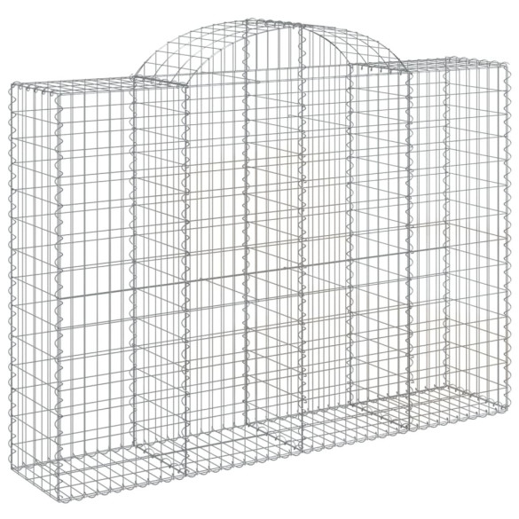 Coșuri Gabion Arcuite 50 buc - Fier Galvanizat | Livrare Gratuită