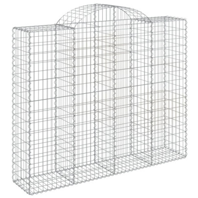 Coșuri Gabion Arcuite 9 buc - Fier Galvanizat | Livrare Gratuită