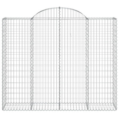 Coșuri Gabion Arcuite 9 buc - Fier Galvanizat | Livrare Gratuită