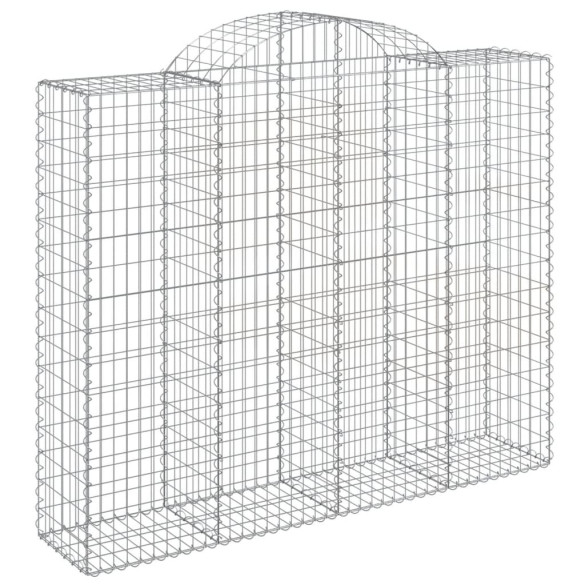 Coșuri Gabion Arcuite Fier Galvanizat | Barieră Decorativă Grădină