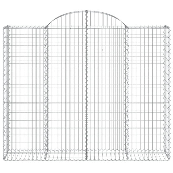 Coșuri Gabion Arcuite Fier Galvanizat | Barieră Decorativă Grădină