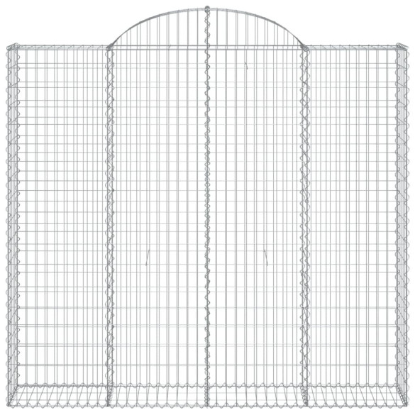 Coșuri Gabion Arcuite Fier Galvanizat | Perete Grădină Decorativ