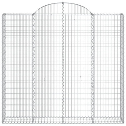 Coșuri Gabion Arcuite 12 buc - Fier Galvanizat | Livrare Gratuită