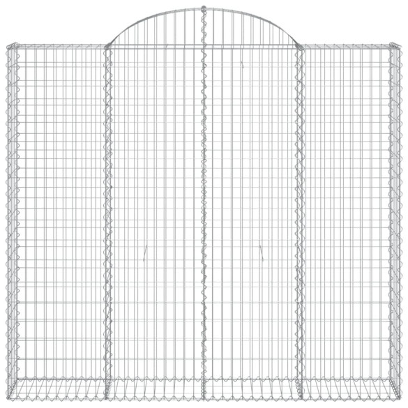 Coșuri Gabion Arcuite Fier Galvanizat | Perete Delimitare