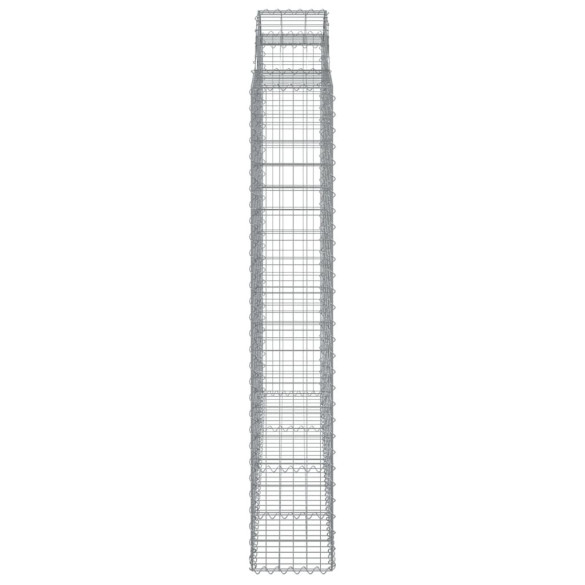 Coșuri Gabion Arcuite 25 buc - Fier Galvanizat | Livrare Gratuită