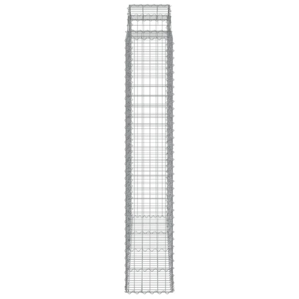 Coșuri Gabion Arcuite - 2 bucăți - 200x50x220/240cm