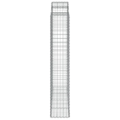 Coșuri Gabion Arcuite - 2 bucăți - 200x50x220/240cm