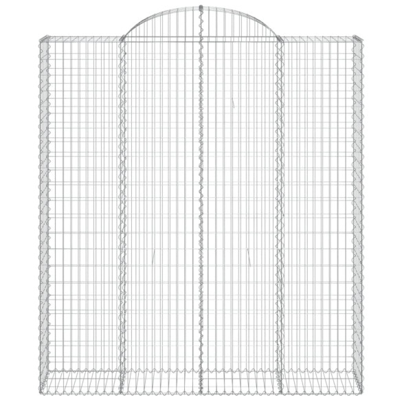 Coșuri Gabion Arcuite - 8 buc - Fier Galvanizat | Livrare Gratuită