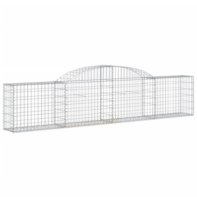 Coșuri Gabion Arcuite - 9 bucăți - Fier Galvanizat