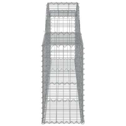 Coșuri Gabion Arcuite - 10 bucăți - Fier Galvanizat Rezistent