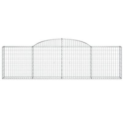 Coșuri Gabion Arcuite | Barieră Decorativă Grădină | Fier Galvanizat