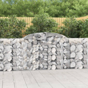 Coșuri Gabion Arcuite Fier Galvanizat - Barieră Grădină