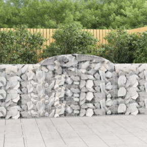 Coșuri Gabion Arcuite | Barieră Decorativă Grădină | Fier Galvanizat
