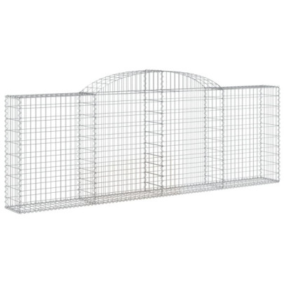 Coșuri Gabion Arcuite 30 buc - Gard Decorativ Grădină