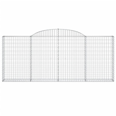 Coșuri Gabion Arcuite Fier Galvanizat - Barieră Grădină