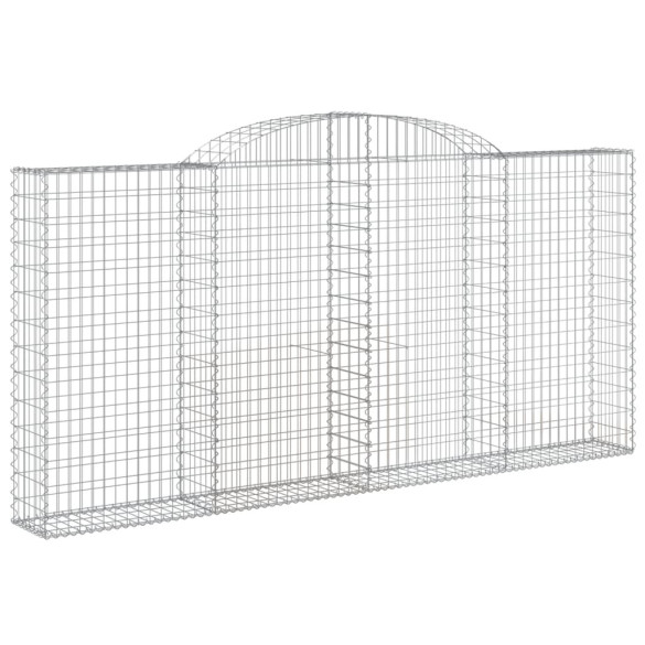 Set Gabion Arcuit 13 bucăți - Fier Galvanizat Rezistent