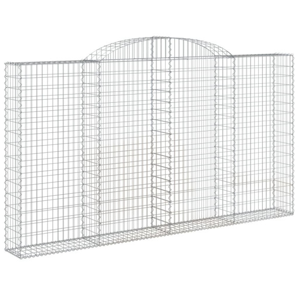 Coșuri Gabion Arcuite Fier Galvanizat | Gard Decorativ