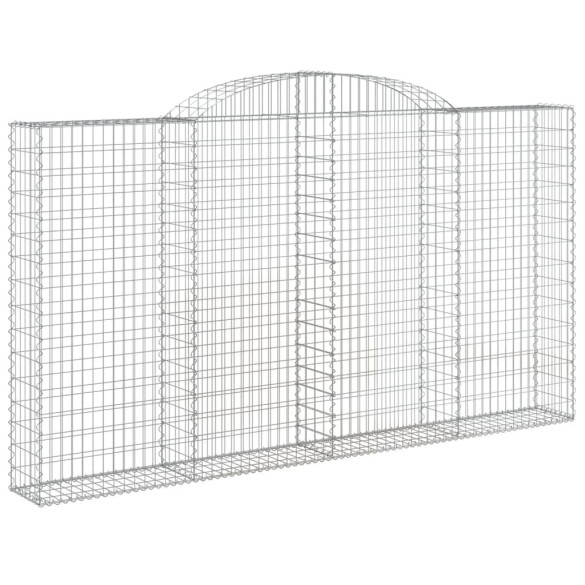 Coșuri Gabion Arcuite 5 bucăți - Fier Galvanizat Rezistent