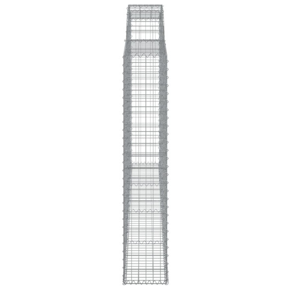 Coșuri Gabion Arcuite 5 bucăți - Fier Galvanizat Rezistent