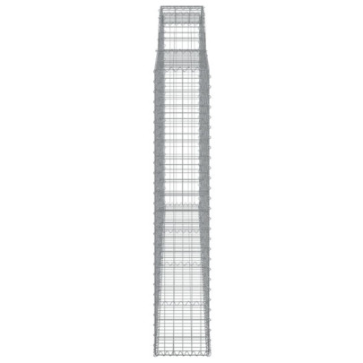 Coșuri Gabion Arcuite Fier Galvanizat | Barieră Grădină