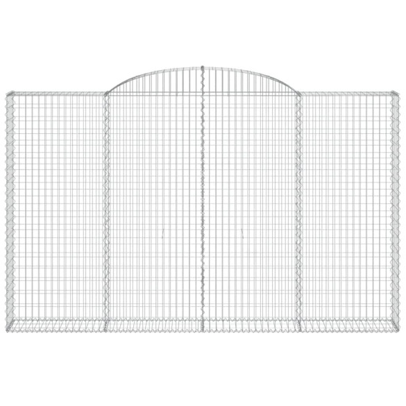 Coșuri Gabion Arcuite | Barieră Decorativă Grădină | Fier Galvanizat