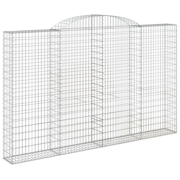 Coșuri Gabion Arcuite Fier Galvanizat | Barieră Grădină Decorativă