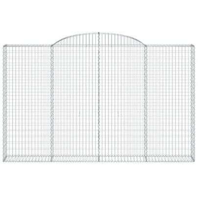 Coșuri Gabion Arcuite Fier Galvanizat | Garduri Durabile