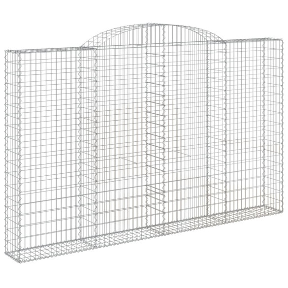 Coșuri Gabion Arcuite | Barieră Decorativă Grădină | Fier Galvanizat
