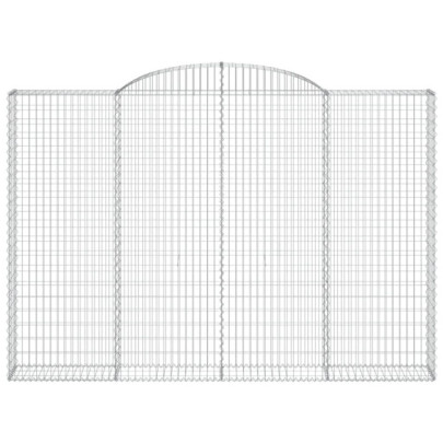 Coșuri Gabion Arcuite - Barieră Decorativă pentru Grădină