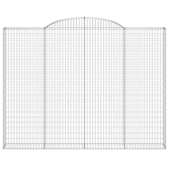 Coșuri Gabion Arcuite 5 bucăți | Fier Galvanizat Rezistent
