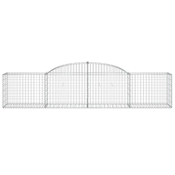 Coșuri Gabion Arcuite Fier Galvanizat | Gard Decorativ Grădină