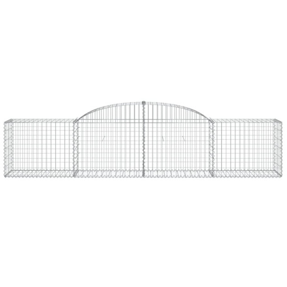Coșuri Gabion Arcuite Fier Galvanizat - Barieră Grădină