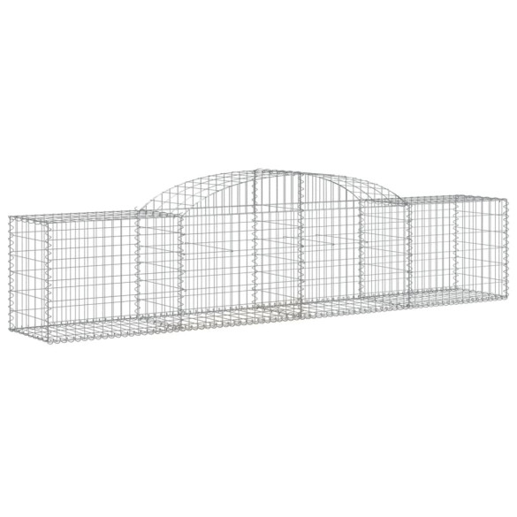 Coșuri Gabion Arcuite Fier Galvanizat - 10 bucăți