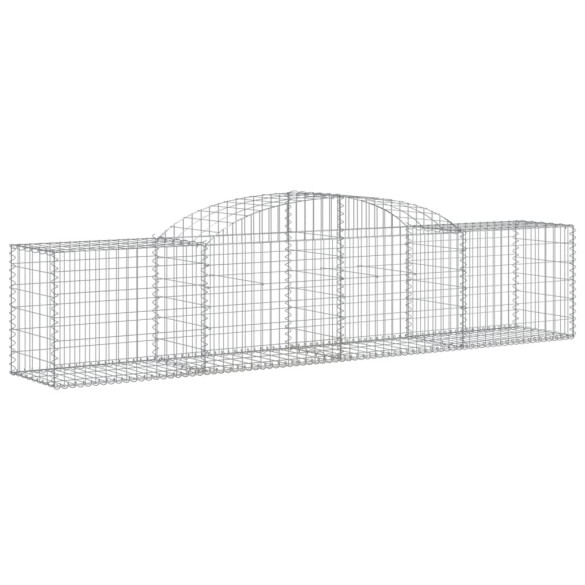 Coșuri Gabion Arcuite 12 buc - Fier Galvanizat | Livrare Gratuită