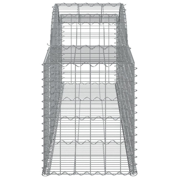 Coșuri Gabion Arcuite 12 buc - Fier Galvanizat | Livrare Gratuită