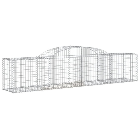 Coșuri Gabion Arcuite 15 buc - Fier Galvanizat | Livrare Gratuită