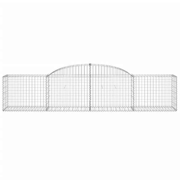 Coșuri Gabion Arcuite 15 buc - Fier Galvanizat | Livrare Gratuită