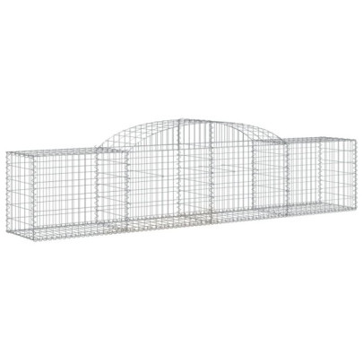 Coșuri Gabion Arcuite 20 buc - Fier Galvanizat | Livrare Gratuită