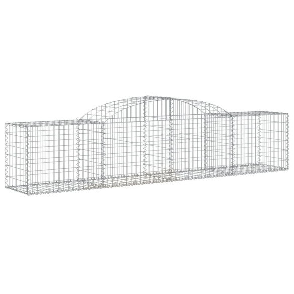 Coșuri Gabion Arcuite 30 buc - Barieră Decorativă Grădină