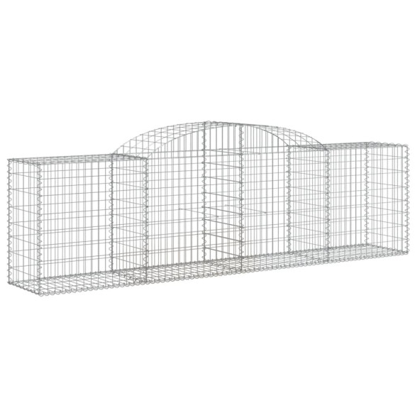 Coșuri Gabion Arcuite 5 buc - Fier Galvanizat | Livrare Gratuită