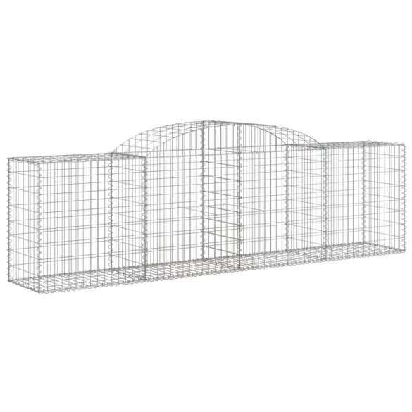 Coșuri Gabion Arcuite 6 buc - 300x50x80/100 cm - Fier Galvanizat